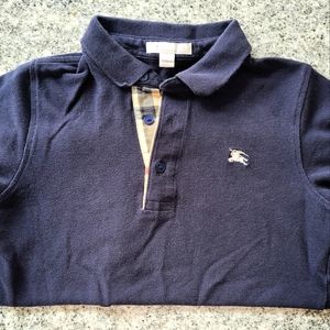 Boys Burberry polo top